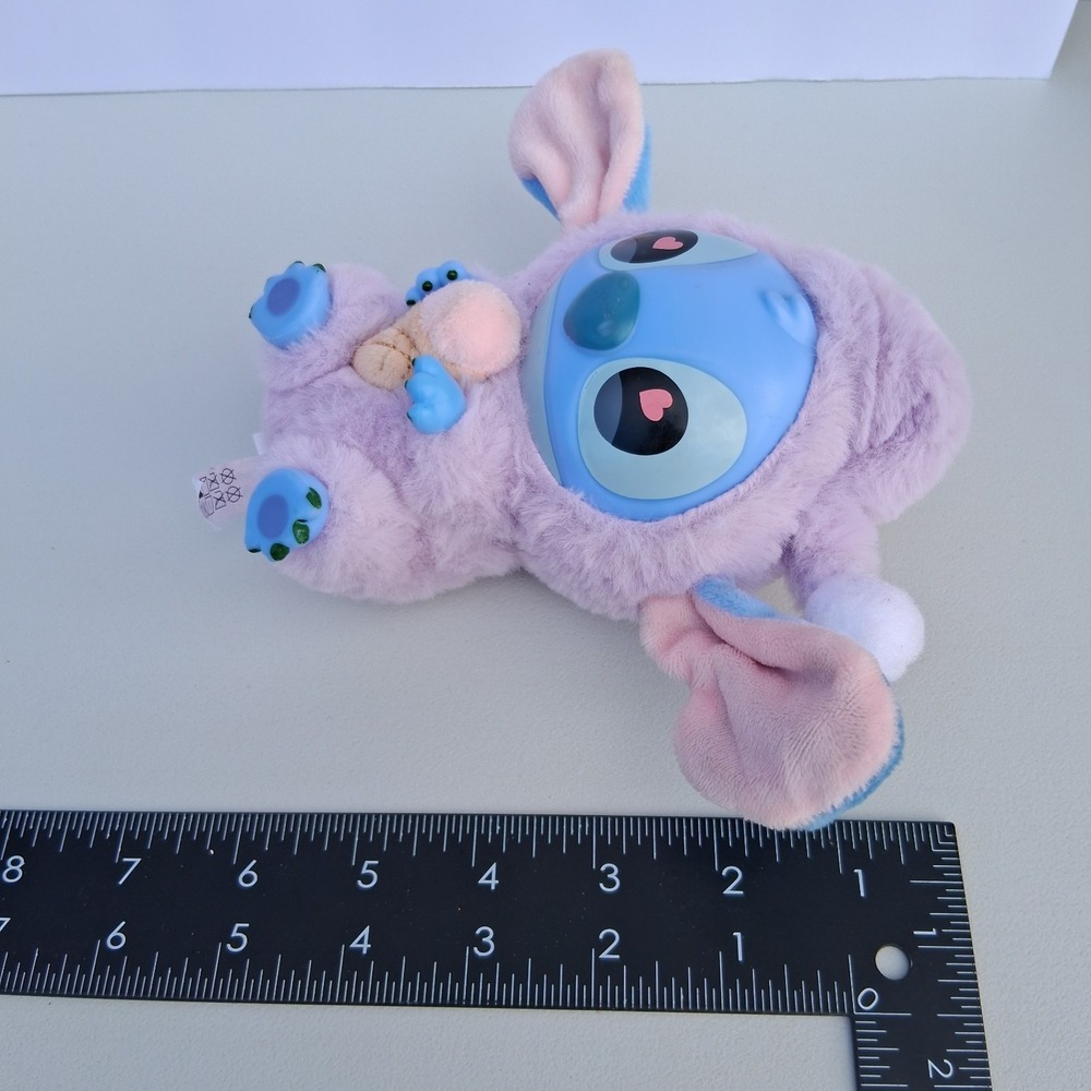 MINISO Disney Lilo & Stitch Purple Pajamas Ice Cream Plush Figure Love Eyes - Picture 5 of 5